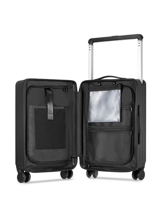 James Hawk James Hawk Walizka kabinowa Cabin Suitcase Czarny