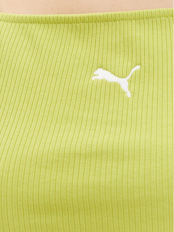 Puma Puma Top Ess 629771 Zielony Slim Fit