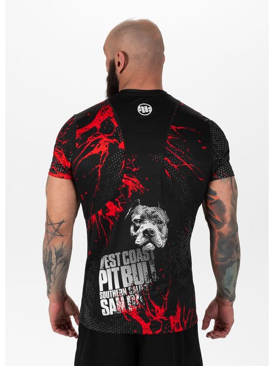 PITBULL PITBULL T-Shirt Koszulka Czarny Regular Fit