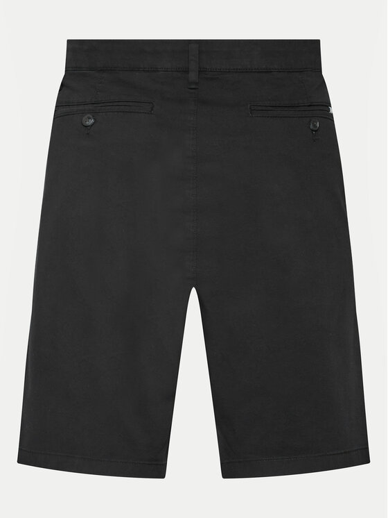 s.Oliver s.Oliver Pantalon scurți din material 2143799 Negru Regular Fit
