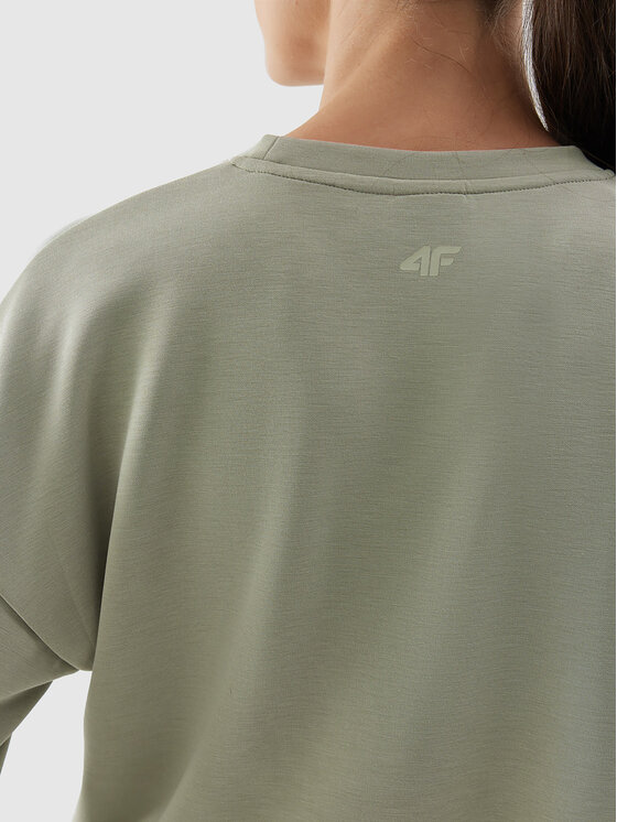 4F 4F Felpa 4FAW23TSWSF701 Cachi Regular Fit