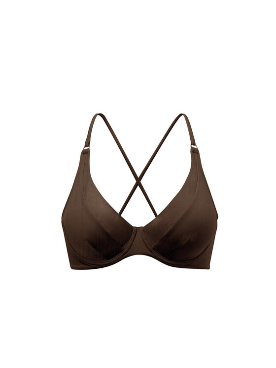 Love and Hate Love and Hate Góra od bikini Malibu Brązowy