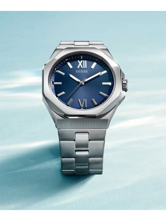 Guess Guess Hodinky GW0849G Strieborná