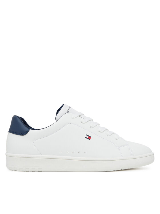 Sneakers Tommy Hilfiger Low Cut Lace-Up T3X9-34073-1355X D Alb