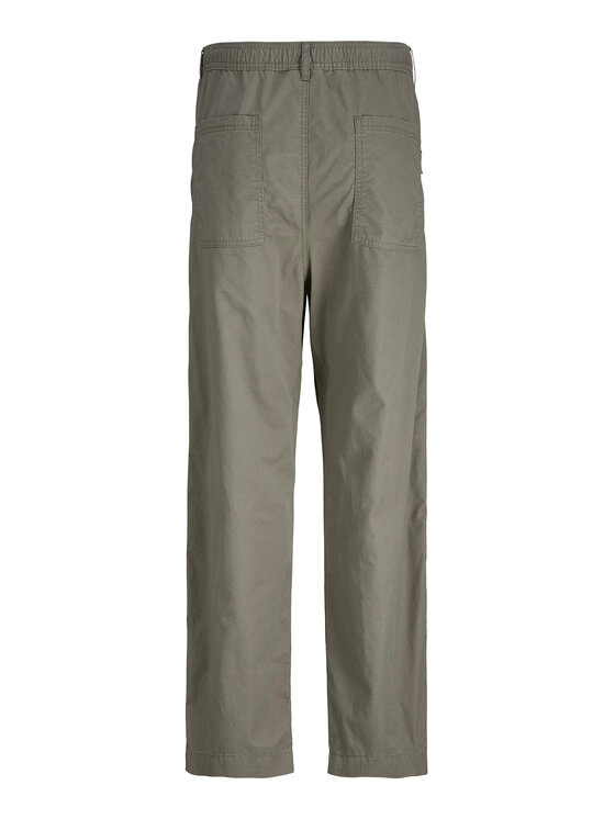 Jack & Jones Jack & Jones Παντελόνι υφασμάτινο Owen Cade 12282385 Πράσινο Baggy Fit