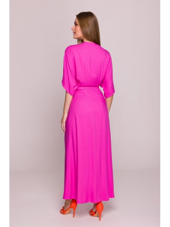 Stylove Stylove Sukienka letnia S406 Fioletowy Beachy Fit