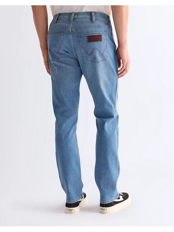 Wrangler Wrangler Jeansy LARSTON Niebieski Slim Fit