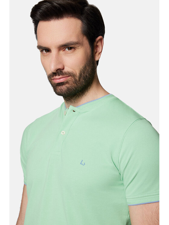 Lancerto Lancerto Polo Robbie PO073124000016 Zielony Regular Fit