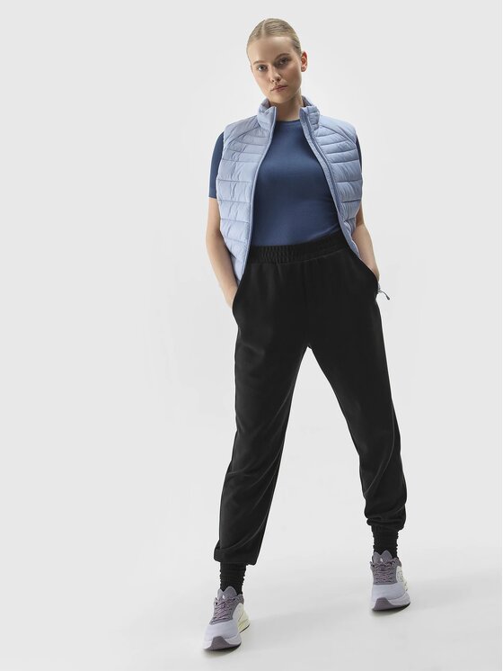 4F 4F Bezrękawnik 4FWSS24TVJAF111-34S Niebieski Custom Slim Fit