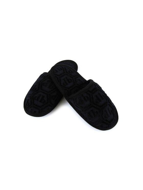 PHILIPP PLEIN PHILIPP PLEIN Kapcie 31000 Czarny