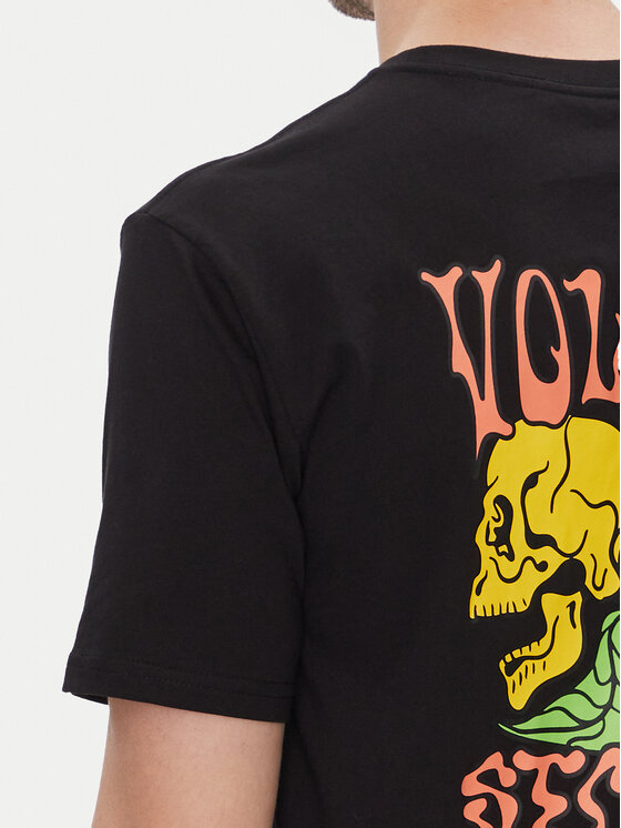 Volcom Volcom T-Shirt Tooflow A3512551 Czarny Classic Fit