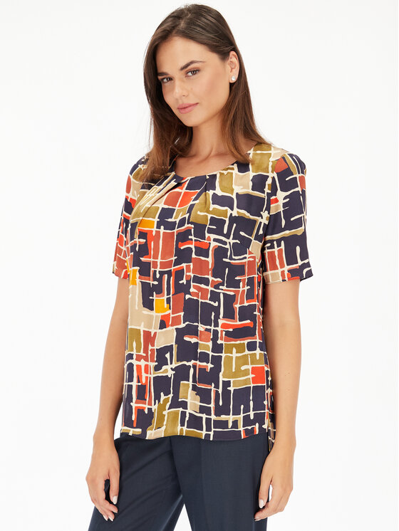 Potis & Verso Potis & Verso Bluzka Mora Kolorowy Regular Fit