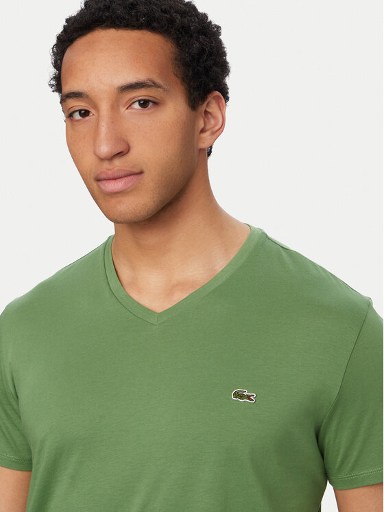 Lacoste Lacoste Tricou TH6710 Verde Regular Fit