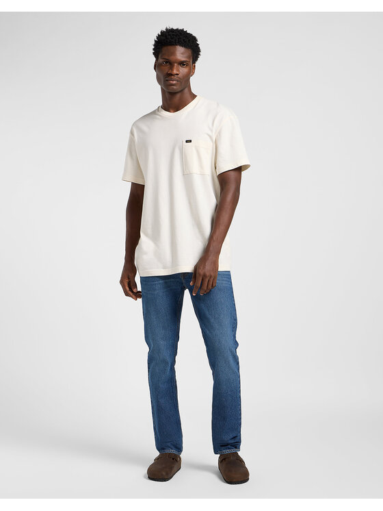 Lee Lee Jeansy LUKE Niebieski Slim Fit