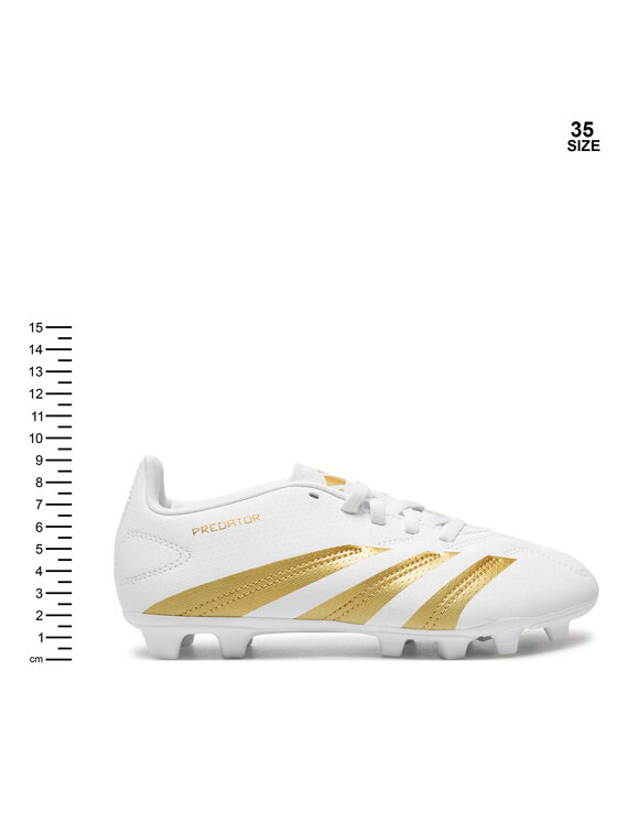 adidas Обувки за футбол Predator Club Flexible Ground IF6426 Бял ...