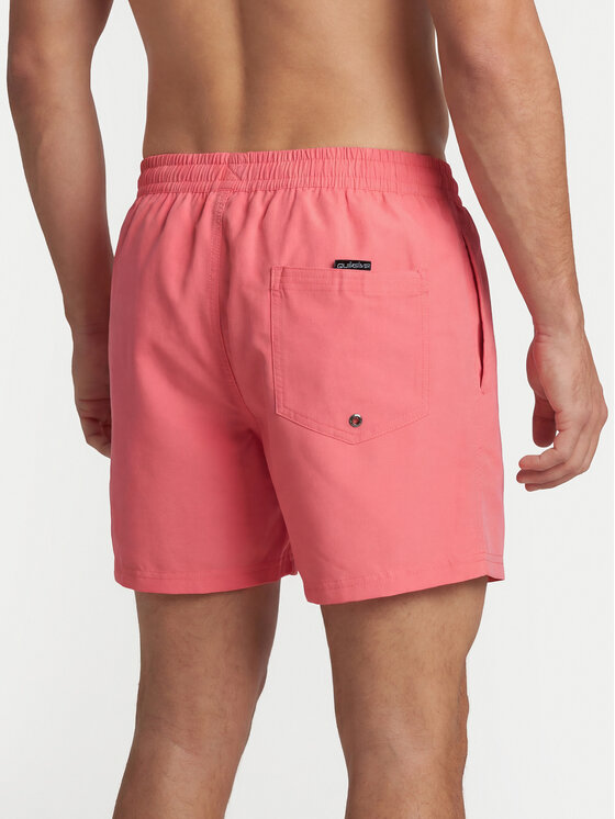 Quiksilver Quiksilver Szorty kąpielowe Everyday Solid Volley 15 EQYJV04120 Koralowy Regular Fit