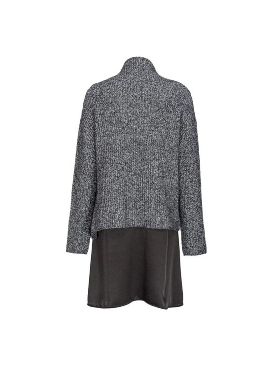 PINKO PINKO Sukienka codzienna Etereo abito mouline Szary Comfortable Fit