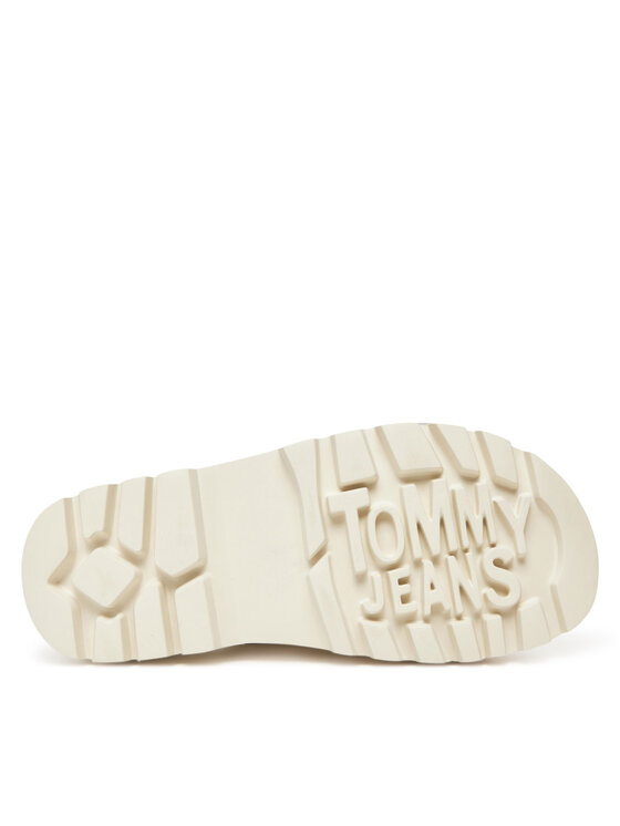 Tommy Jeans Tommy Jeans Iešļūcenes Tjw Double Strap Sandal EN0EN02753 Balts