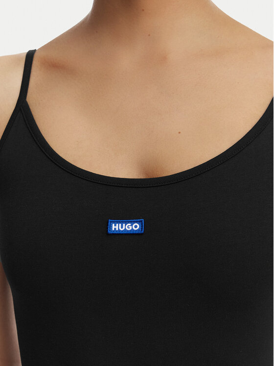 HUGO HUGO Sukienka letnia Narya 50563766 Czarny Slim Fit