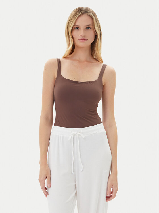 Guess Guess Glaustinukė O4BM16 KCDE0 Ruda Slim Fit