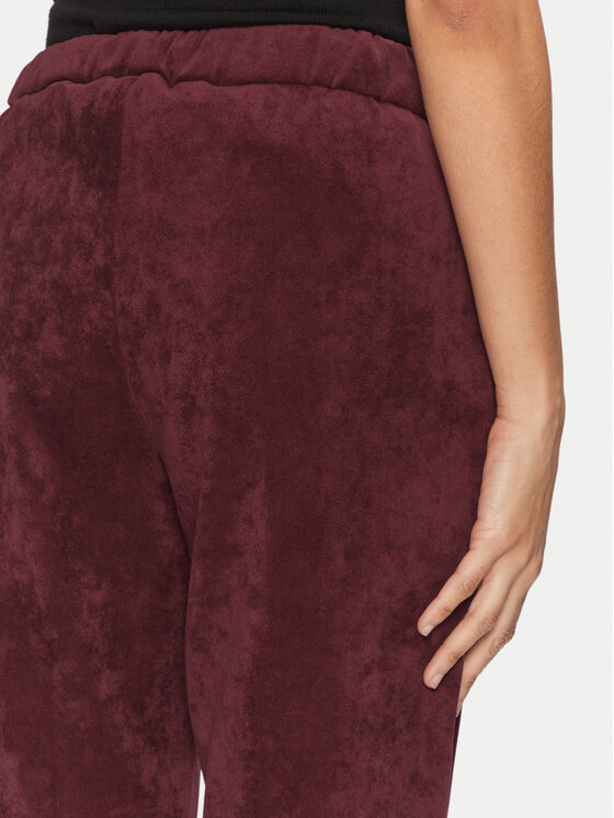 ARTIGLI ARTIGLI Kalhoty z materiálu ACPA000633 Bordó Regular Fit