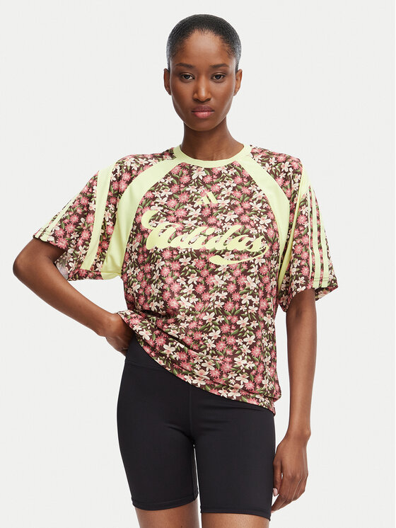 adidas adidas T-Shirt Adidas X Farm Rio House Of Tiro KR0240 Rosa Regular Fit