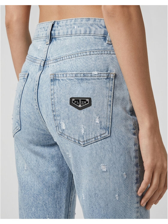 PHILIPP PLEIN PHILIPP PLEIN Jeansy 31767 Niebieski Straight Fit