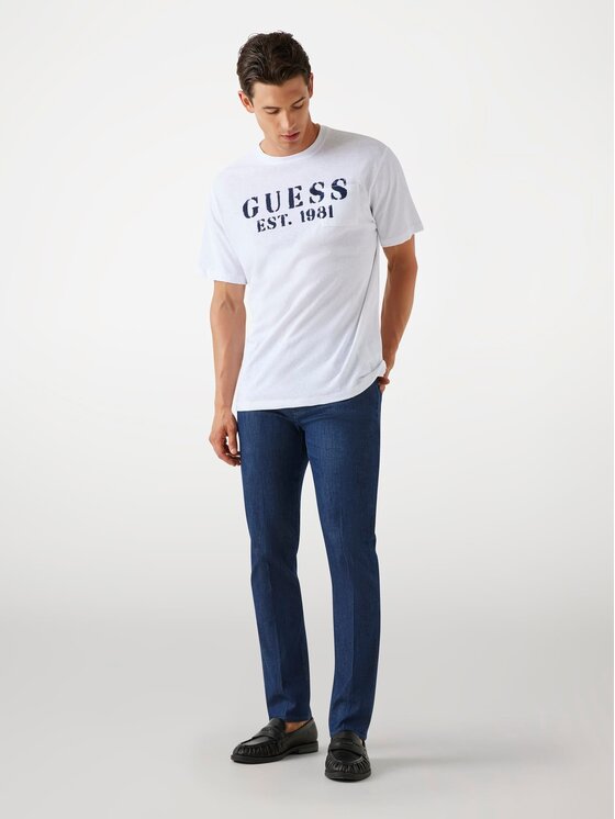Guess Guess Jeansy 177437 Modrá Slim Fit