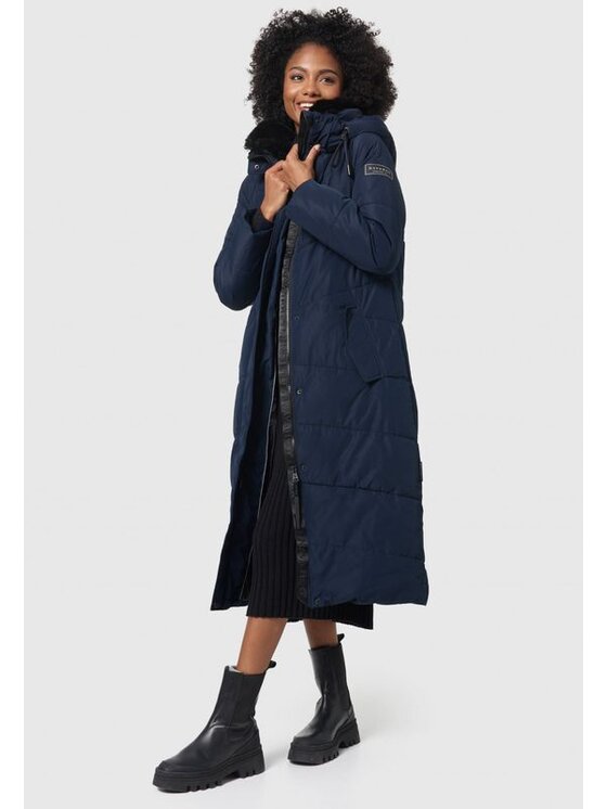 Navahoo Navahoo Kurtka zimowa Hingucker Niebieski Casual Fit
