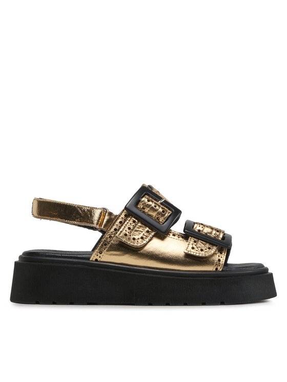 Eva Minge Eva Minge Sandalen EM-102-13-001653 Goldfarben