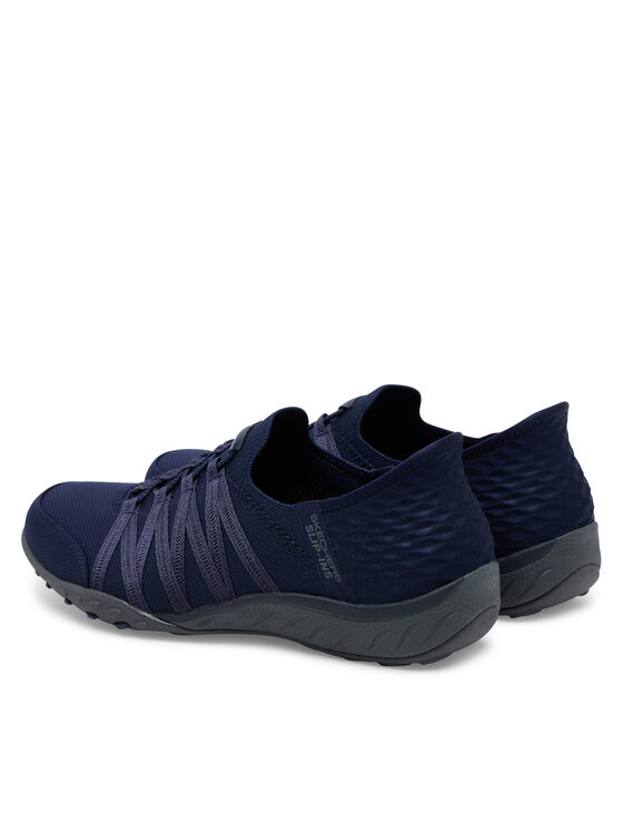 Skechers Skechers Sneakersy Skechers Slip-ins: Breathe Easy - Roll With Me Granatowy