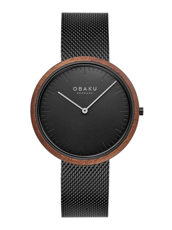 Obaku Obaku Zegarek V245GXBBMB Czarny
