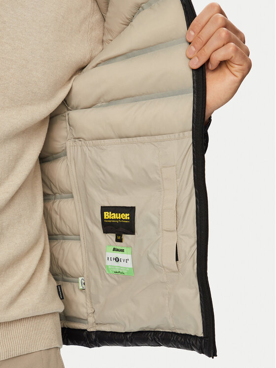 Blauer Blauer Kurtka zimowa Charles 26WBLUC02218 Czarny Regular Fit