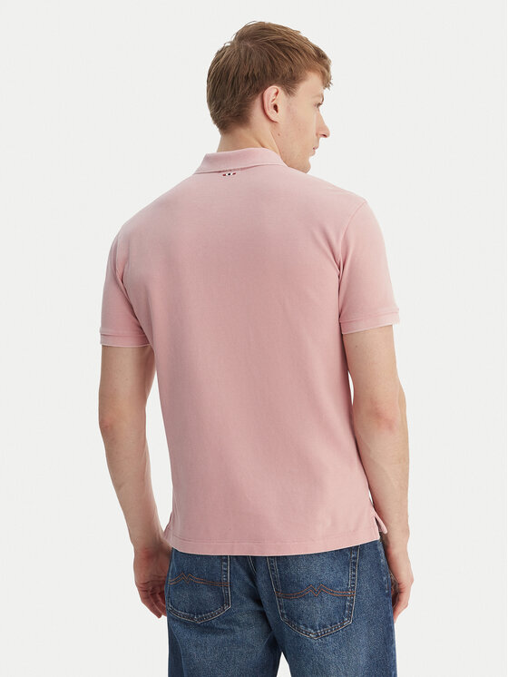 Napapijri Napapijri Tricou polo Elbas NP0A4GDL Roz Regular Fit