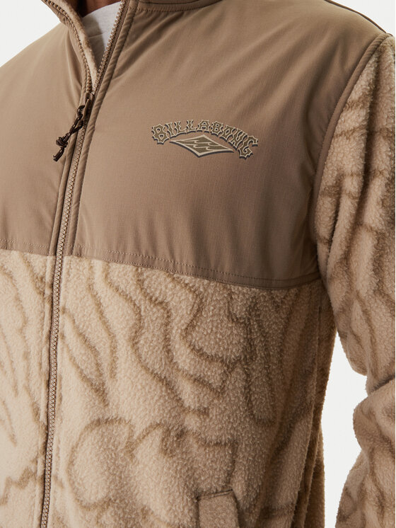 Billabong Billabong Fleecová mikina Boundary EBYFT00144 Béžová Regular Fit
