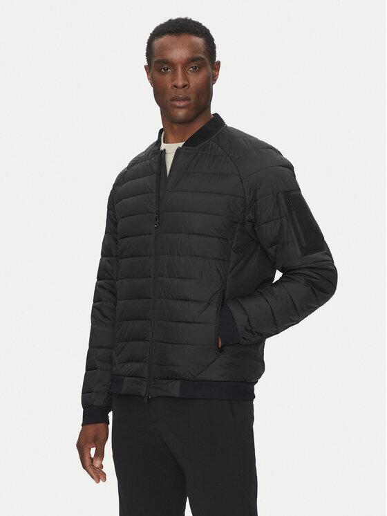 BOSS BOSS Bunda bomber J_Ordos 50529693 Černá Regular Fit