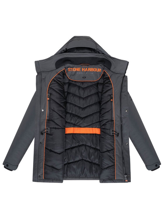 Stone Harbour Stone Harbour Kurtka zimowa Wadiim Szary Regular Fit