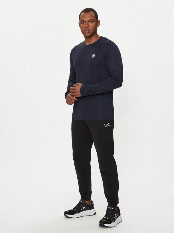 EA7 Emporio Armani EA7 Emporio Armani Hosszú ujjú 8NPT17 PJRGZ 1562 Fekete Regular Fit