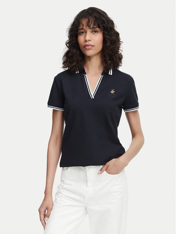 Beverly Hills Polo Club Tricou polo P-SS26W-P0300 Bleumarin Regular Fit