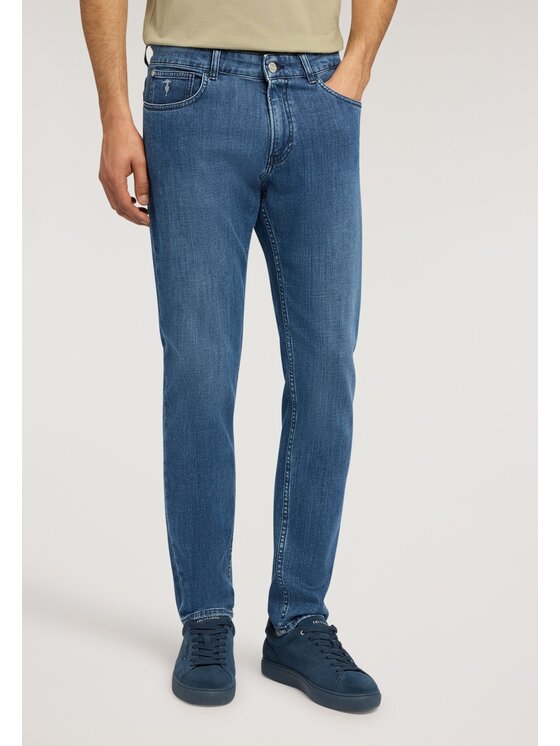 Trussardi Trussardi Jeansy P400H904833N0DI Niebieski Skin Fit
