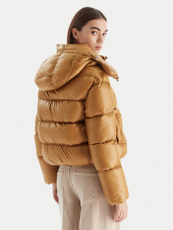 Patrizia Pepe Patrizia Pepe Pūkinė striukė 2O0050/A9M0-B847 Smėlio Regular Fit