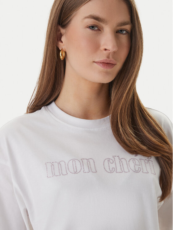 ONLY ONLY T-shirt Rhine 15368901 Bianco Boxy Fit