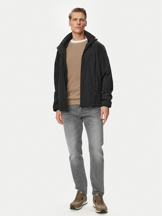 BOSS BOSS Jakna protiv vjetra H-Carlen 50564402 Crna Regular Fit