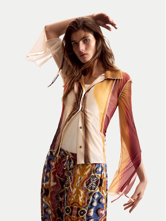 Desigual Desigual Риза Lacroix 26SWTK28 Цветен Regular Fit