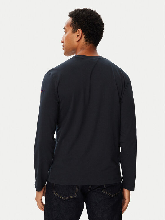 Aeronautica Militare Aeronautica Militare Longsleeve 262TS2570UJ00641 Granatowy Regular Fit