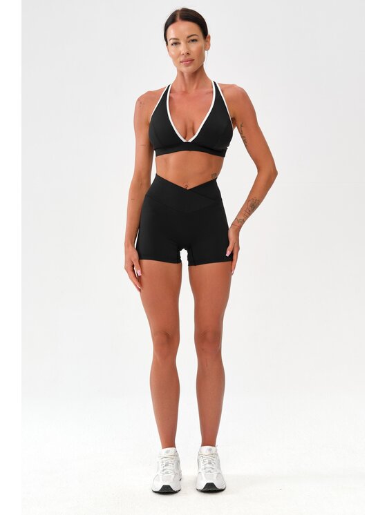 ROUGH RADICAL ROUGH RADICAL Pantaloncini sportivi MOCHA ACTIVE SHORTS Nero Slim Fit