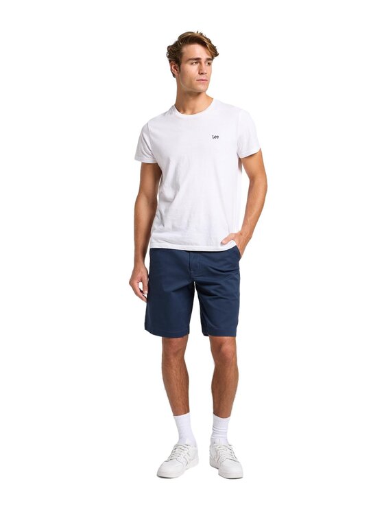 Lee Lee Szorty materiałowe 112363934 Granatowy Relaxed Fit