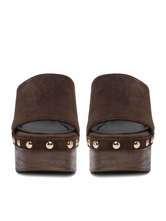 GINO ROSSI GINO ROSSI Pantoletten EO-LZRL1347-2 Braun