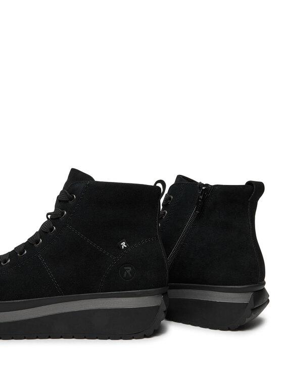 Rieker Revolution Lifestyle Rieker Revolution Lifestyle Schnürschuhe W0960-00 Schwarz