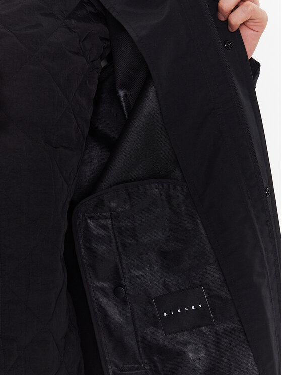 Sisley Sisley Giacca di transizione 2TCZSN01I Nero Regular Fit